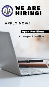 we are hiring for the new Lawyer